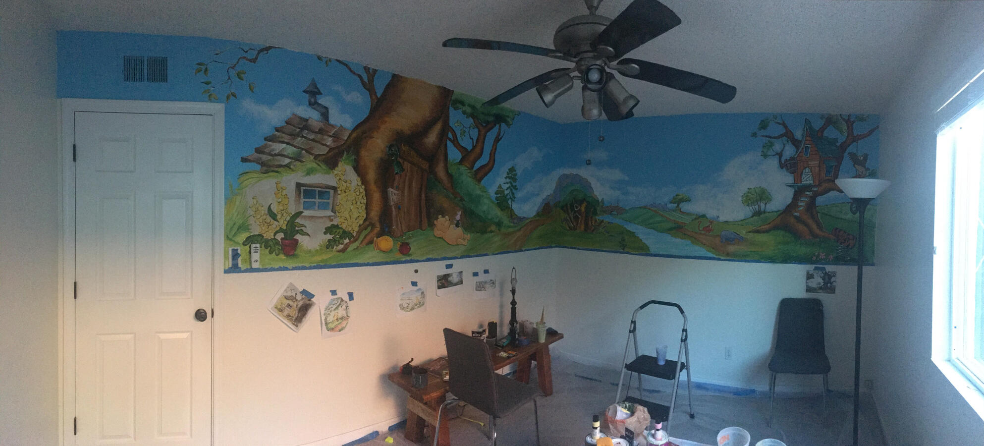 Hundred Acre Wood Mural (2018)